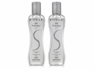 BioSilk Silk Therapy Lite Leave-In Treatment 5.64 oz 167ml Duo Pack 2 Bottles